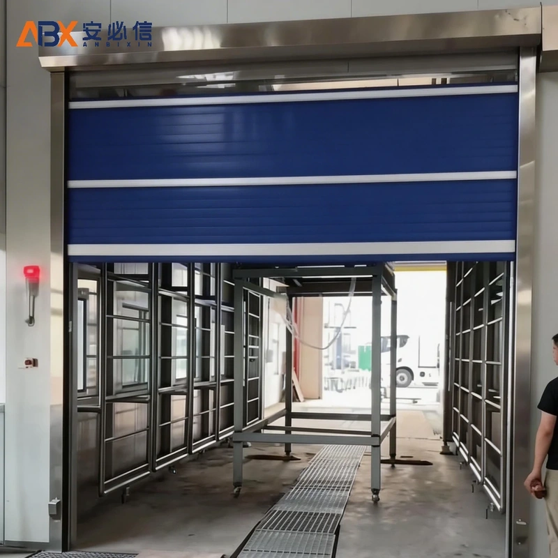 克拉玛依胜利路街道PVC快速门